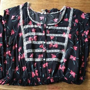 Free People Boho Floral Tunic Top/Dress